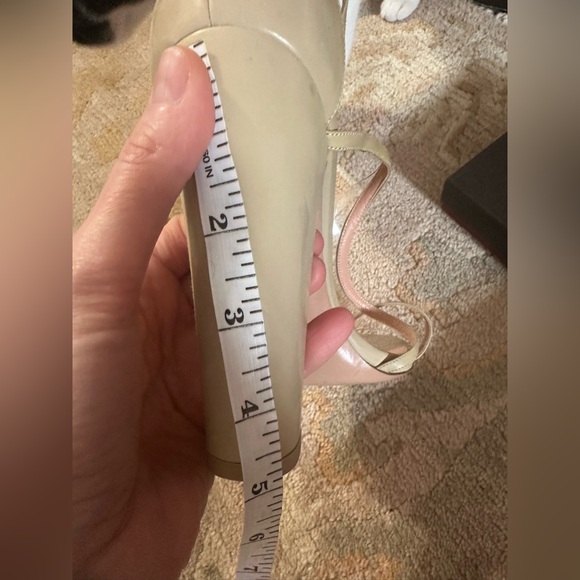 Gianvito Rossi for Bill Blass beige sandals heels size 41 - Picture 12 of 13